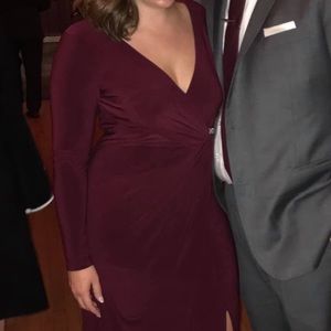 Ralph Lauren Maroon cocktail dress